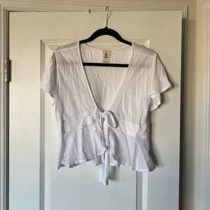 NWOT Free People We the Free Tie Top
